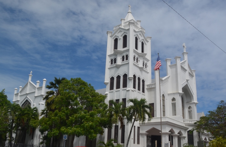 church in white